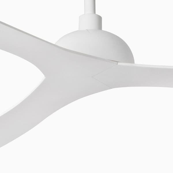 Takfläkt - Faro - Gotland - 6 hastigheter - Fjärrkontroll - Vit LED