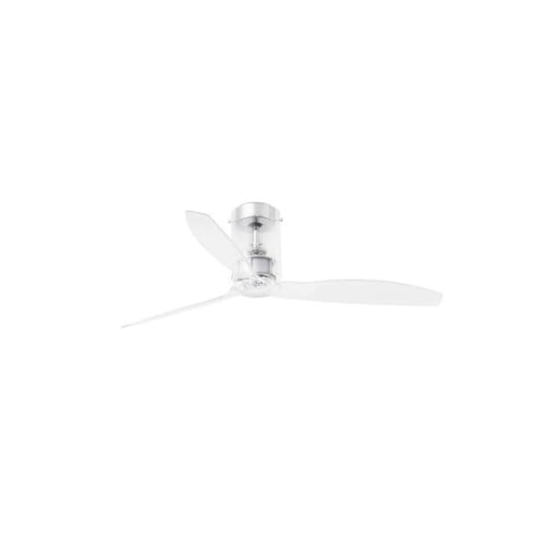 Takfläkt - FARO - Mini Tube - 128 cm - Kromad - Transparent - 6 hastigheter