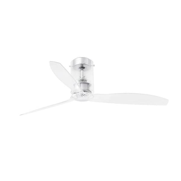 Takfläkt - FARO - Mini Tube - 128 cm - Kromad - Transparent - 6 hastigheter
