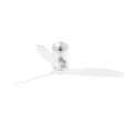 Miniatyrbild 1 av 4: Takfläkt - FARO - Mini Tube - 128 cm - Kromad - Transparent - 6 hastigheter