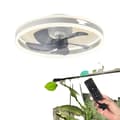 Miniatyrbillede 1 af 2: Moderne Led Loftventilator, DC-motor, Fjernbetjening, Hvid