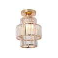 Miniatyrbild 1 av 2: Kristallhängande lampa, modern design, LED-belysning, Svart 1