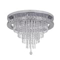 Miniatyrbillede 1 af 2: Luksus Krystal Loftlampe, Smart LED Teknologi, Fjernbetjent Betjening, X30, Varm Hvid