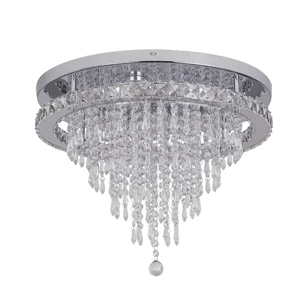 Luksus Krystal Loftlampe, Smart LED Teknologi, Fjernbetjent Betjening, X30, Varm Hvid