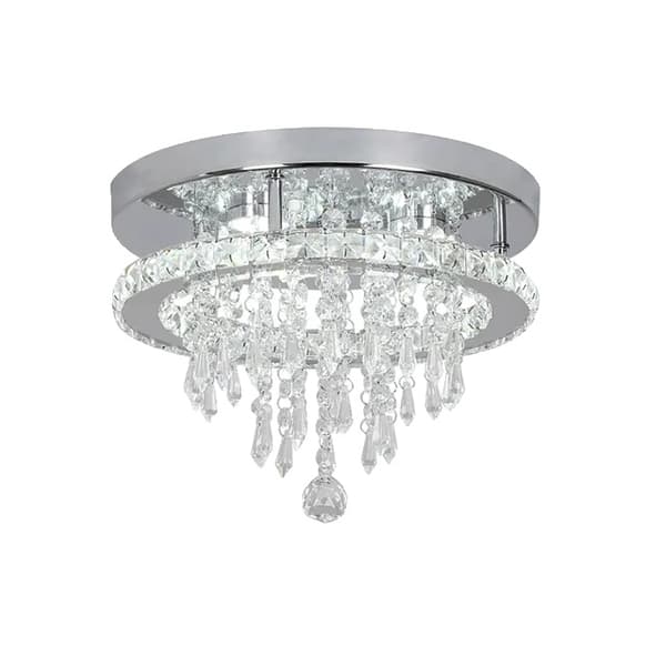 Kristall Taklampa, Modern Design, LED Belysning, Dia12cm 16w, utbytbar