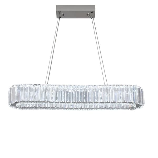 Krystal lysekrone, LED-belysning, Fjernbetjening, 3Rings D20 40 60cm, ændrbar ved knap