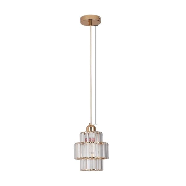 Kristallhängande lampa, modern design, LED-belysning, lykta, varmvit lantern 2