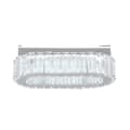 Miniatyrbillede 1 af 2: Krystal Loftlampe, Ovalt Design, LED Lysekrone, 2 stk, Kold Hvid