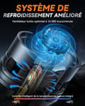 Miniatyrbild 4 av 6: Ampuller LED H4 - Zethors - 100W - 24000LM - 6000K - Plug and Play