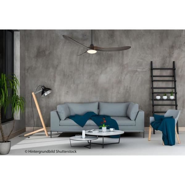 Takfläkt - CasaFan - ECO GENUINO L 152 - Ø 152 cm - 3 blad i trä - Motor DC/EC 3,3-16,5 W