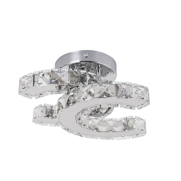 LED Loftlamper, Krystaldesign, Rustfrit Stål Lysekrone, Type C, udskiftelig
