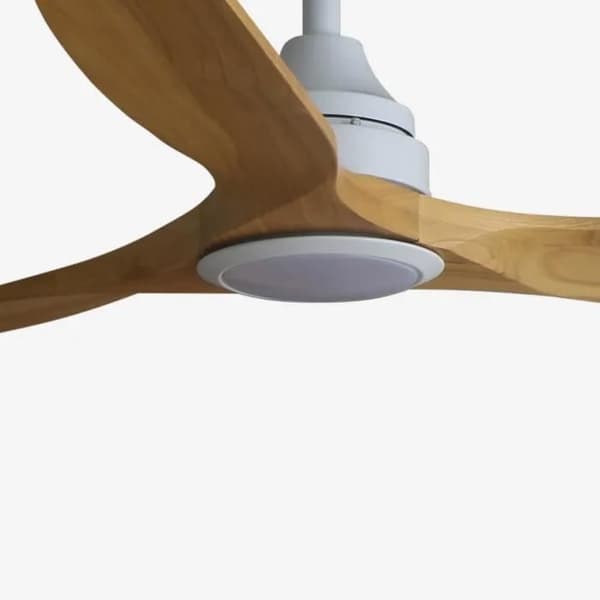 Takfläkt med ljus - FARO BARCELONA - ALO L - DC motor - 6 hastigheter - Träblad