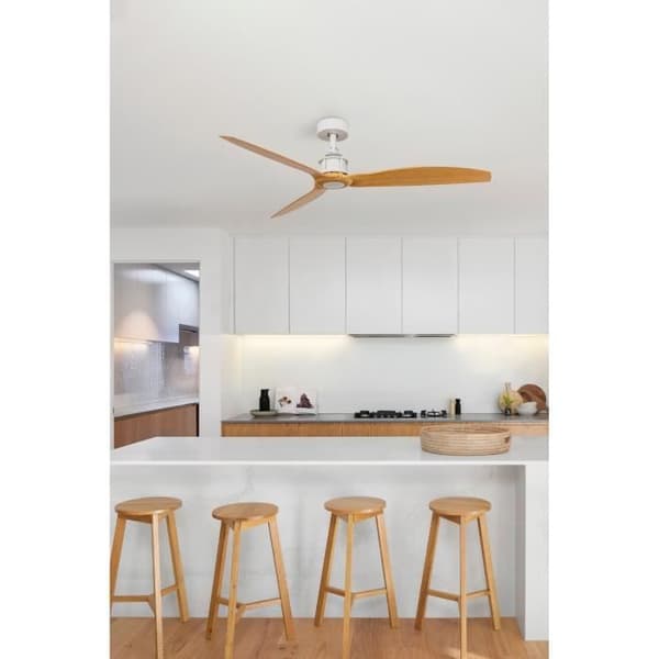 Takfläkt - FARO BARCELONA - JUST FAN - 6 hastigheter - Vit - LED
