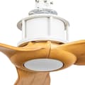 Miniatyrbild 2 av 4: Takfläkt - FARO BARCELONA - JUST FAN - 6 hastigheter - Vit - LED