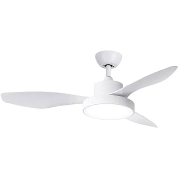 SPC Conforto DC Lite 2 takfläkt - Bra ljusstyrka - Ultra tyst och effektiv 42W DC-motor