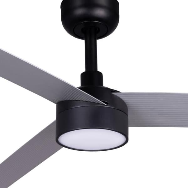 CRUISER S Fläkt med ljus svart/aluminium 34285-1TW