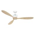 Miniatyrbild 1 av 4: Takfläkt - CASAFAN - AEROPLAN ECO - Millenniehjärtat trä - 6 hastigheter - Neutral vitt LED