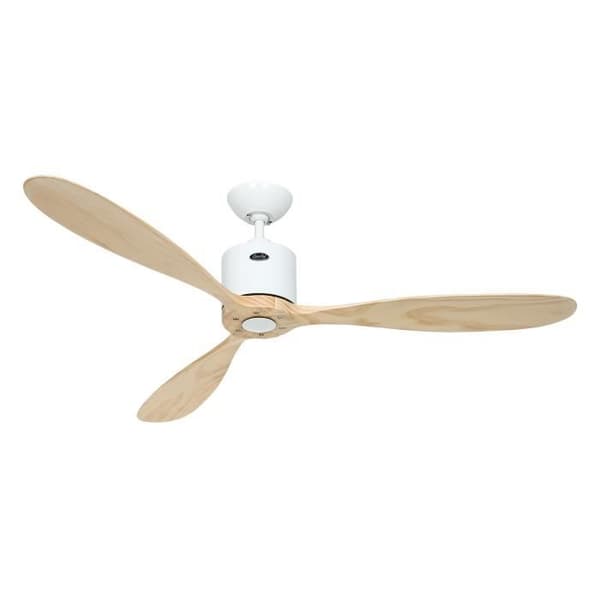 Takfläkt - CASAFAN - AEROPLAN ECO - Millenniehjärtat trä - 6 hastigheter - Neutral vitt LED