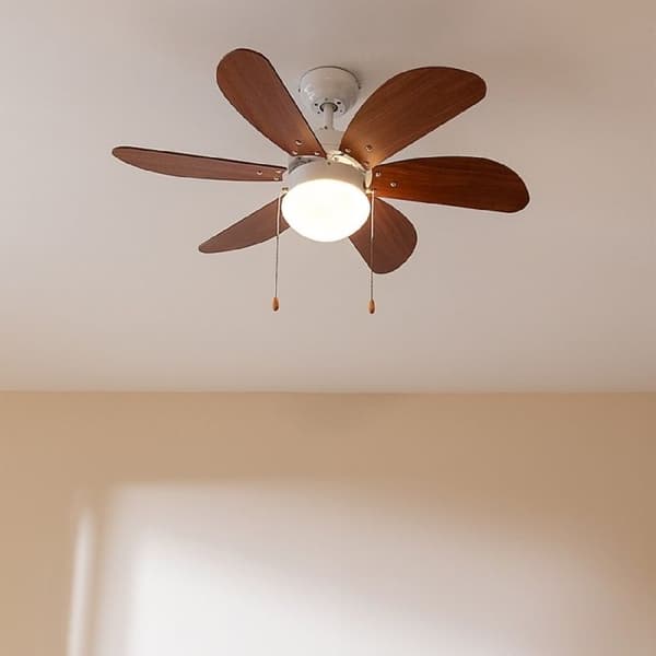 Cecotec Takfläkt med lampa EnergySilence Aero 365 Vit&amp;Trä