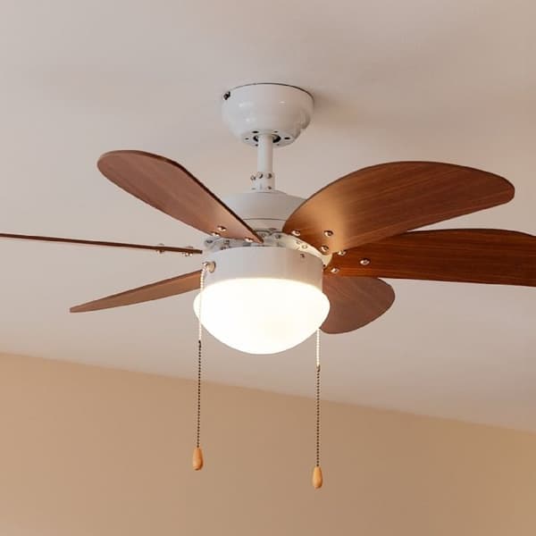Cecotec Takfläkt med lampa EnergySilence Aero 365 Vit&amp;Trä