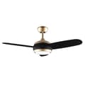 Miniatyrbild 1 av 5: Cecotec Takfläkt med lampa EnergySilence Aero 4265 GoldBlack