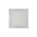 Miniatyrbild 1 av 3: Fyrkantig LED-taklampa EDM - 20W - 1500 lumen - 4000K - Krom - 31593