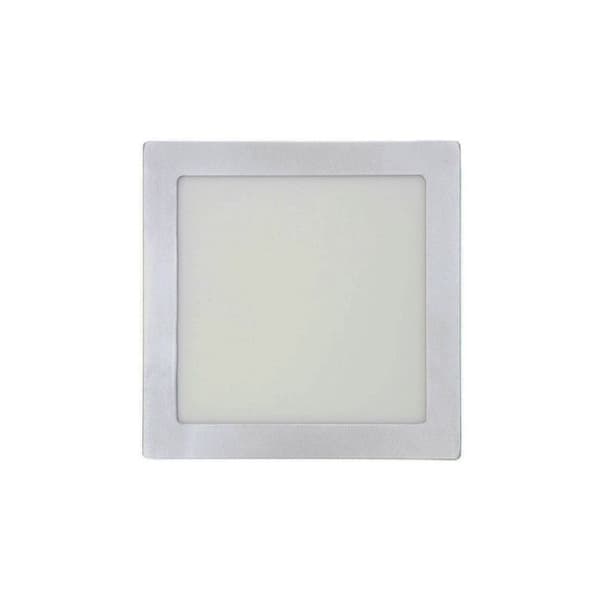 Fyrkantig LED-taklampa EDM - 20W - 1500 lumen - 4000K - Krom - 31593