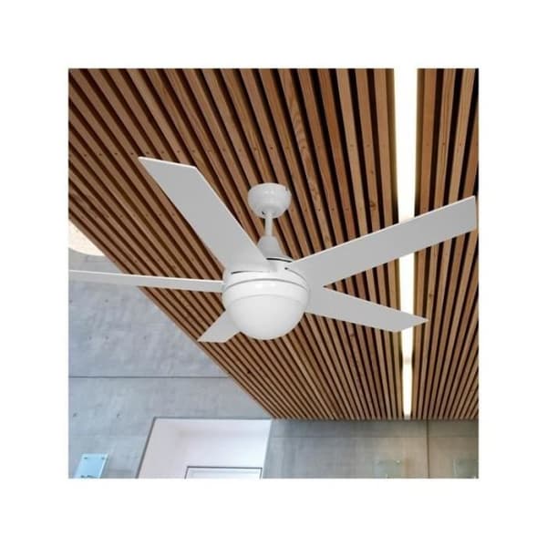 ADRIATICO takfläkt - EDM - 130cm - 2xE14 40W - Vit/Krom