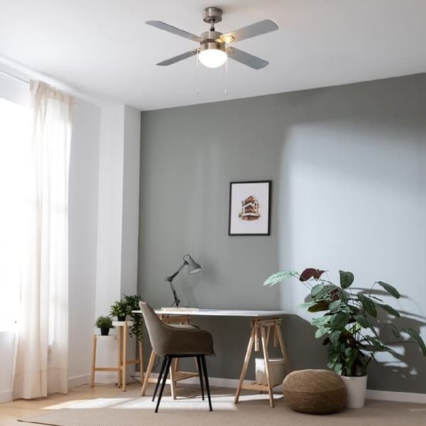 Cecotec takfläkt med EnergySilence Aero 450 lampa 50 W, diameter 106 cm 42" med 4 vändbara blad, 3 hastigheter,