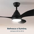 Miniatyrbild 4 av 5: Cecotec Takfläkt med lampa EnergySilence Aero 5200 Svart