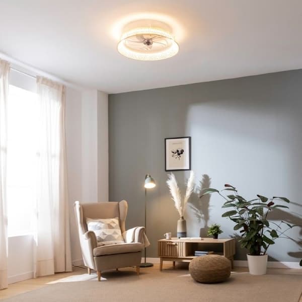 Cecotec Takfläkt med lampa EnergySilence LampAero 620 Naturlig design