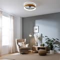 Miniatyrbild 5 av 5: Cecotec Takfläkt med lampa EnergySilence LampAero 600 Grön Design