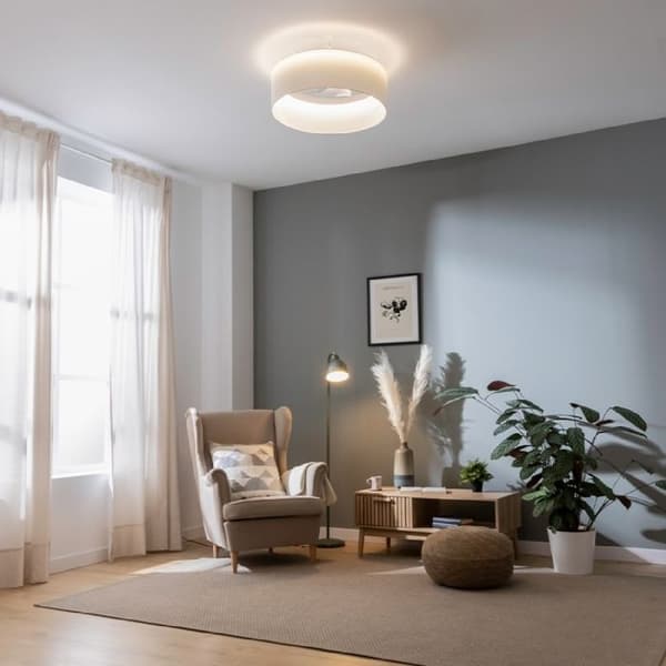 Cecotec Takfläkt med lampa EnergySilence LampAero 650 Vit Design