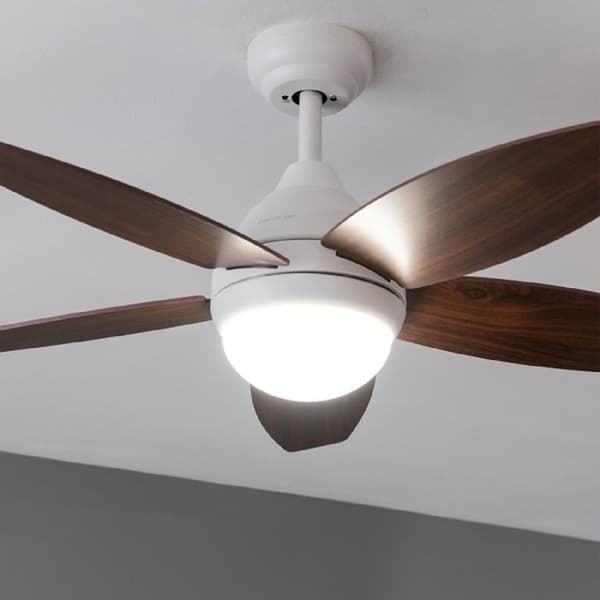 Cecotec Takfläkt med lampa EnergySilence Aero 4200 Vit &amp; Mörkt Trä