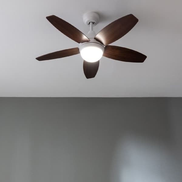 Cecotec Takfläkt med lampa EnergySilence Aero 4200 Vit &amp; Mörkt Trä