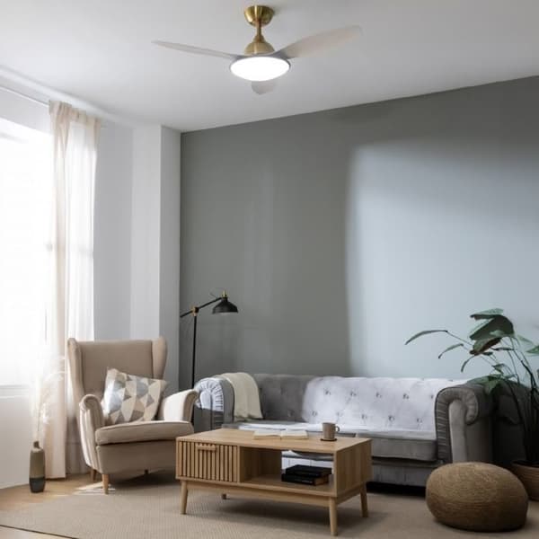 Cecotec Takfläkt med lampa EnergySilence 4800 Ljus GuldVit