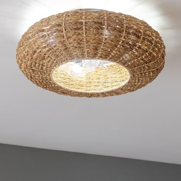 Takfläkt - Cecotec - EnergySilence LampAero 650 - Jute - 3 hastigheter - Varmvit LED