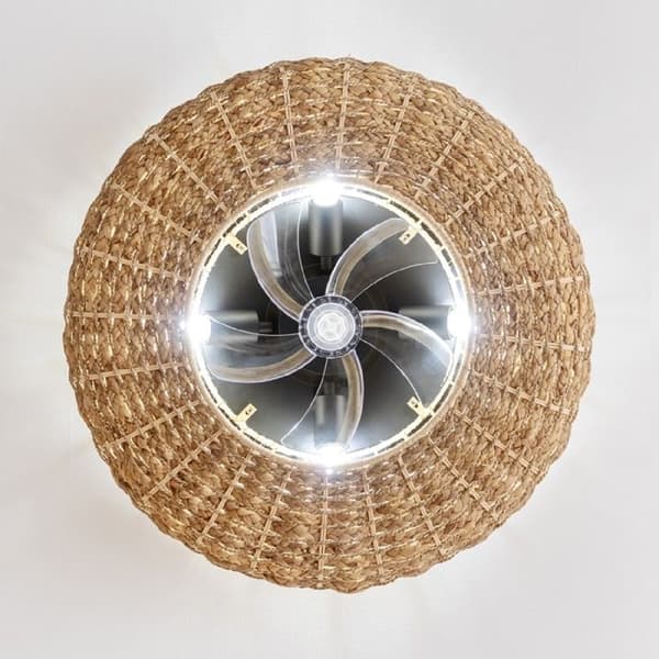 Takfläkt - Cecotec - EnergySilence LampAero 650 - Jute - 3 hastigheter - Varmvit LED