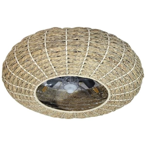 Takfläkt - Cecotec - EnergySilence LampAero 650 - Jute - 3 hastigheter - Varmvit LED