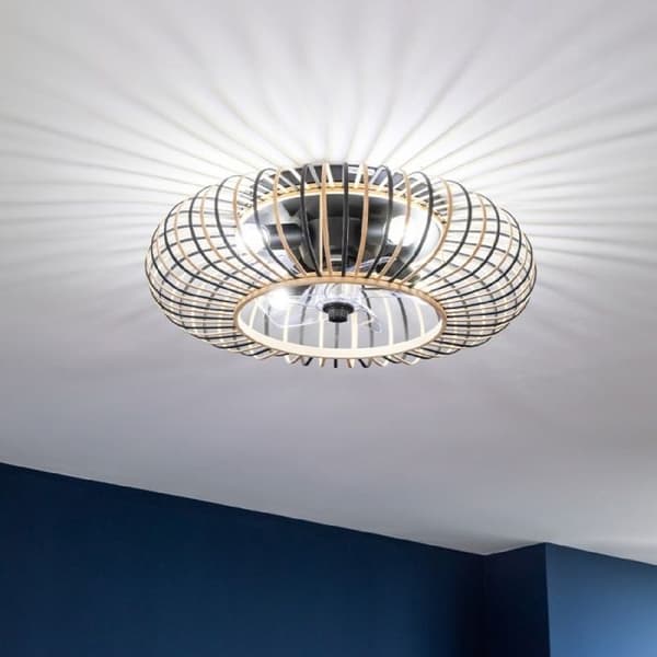 Cecotec takfläkt med lampa EnergySilence LampAero 600 naturligt trä