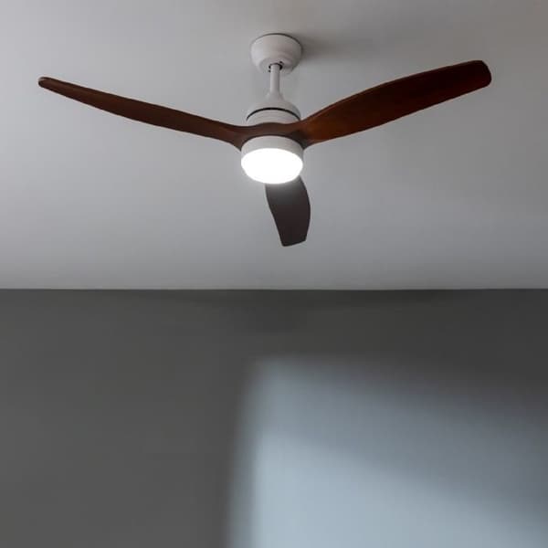 Cecotec Takfläkt med lampa EnergySilence Aero 5275 Vit &amp; Svart Trä