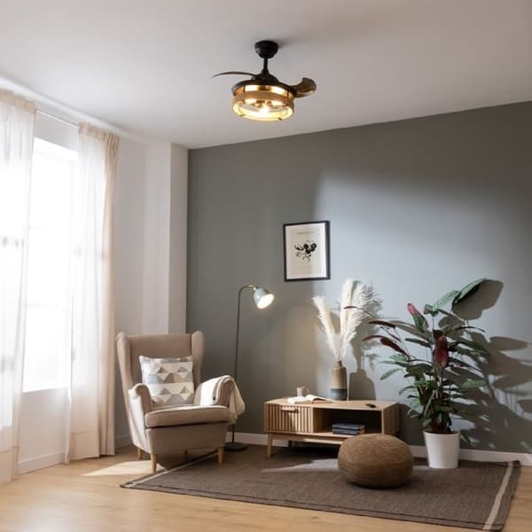 Cecotec Takfläkt med lampa EnergySilence Aero 3600 Osynlig Naturlig Design