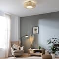 Miniatyrbild 3 av 5: Cecotec Takfläkt med lampa EnergySilence LampAero 600 Naturlig Fläta