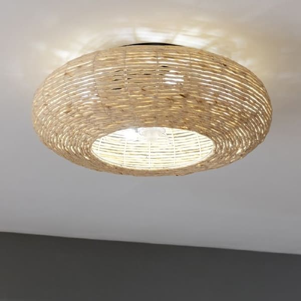 Cecotec Takfläkt med lampa EnergySilence LampAero 600 Naturlig Fläta