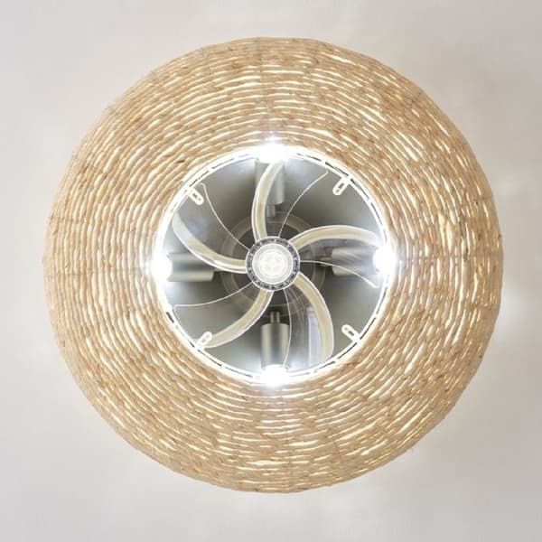Cecotec Takfläkt med lampa EnergySilence LampAero 600 Naturlig Fläta