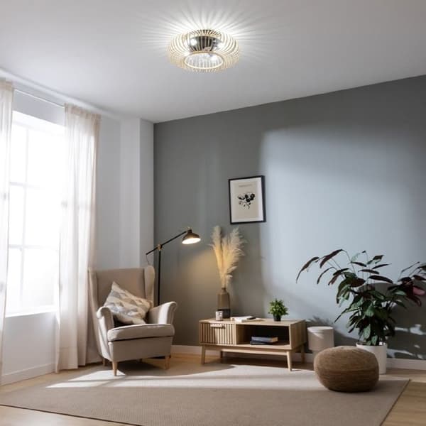 Cecotec Takfläkt med lampa EnergySilence LampAero 600 Naturalljus Wood