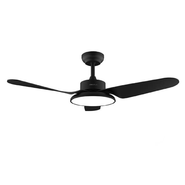 Takfläkt med lampa - Cecotec - EnergySilence Aero 5200 Light - Svart - 6 hastigheter - LED 20W