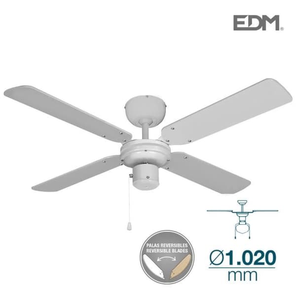 Baltico modell takfläkt 50W Ø102CM Vit 65M3/MIN