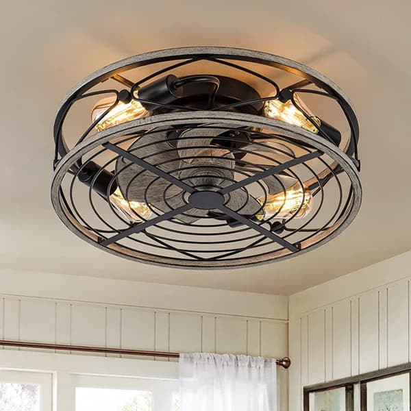 Moderni kattotuulettimen kaukosäätimellä, LED-valoilla, energiatehokkaalla DC-moottorilla,B -, 220 V