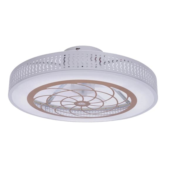 Kattotuuletin valolla, himmennettävä LED, moderni tyyli,VALKOINEN, 220V